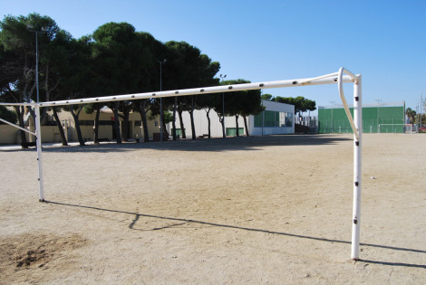 Imatge actual del camp de futbol petit