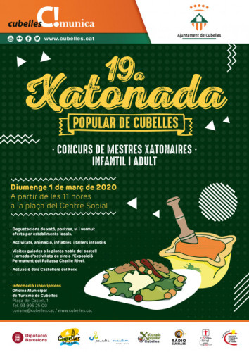 Cartell Xatonada Cubelles 2020