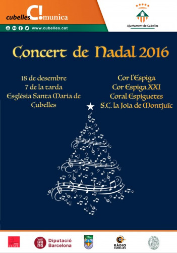 Cartell concert nadal cor espiga 2016