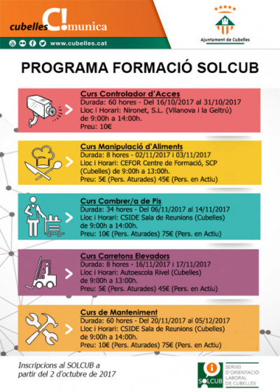 Programa Formació SOLCUB
