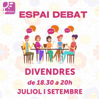 cartell espai debat estiu dones 2024