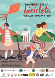 Cartell Festa de la bicicleta 2024