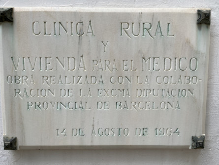 Placa clínica rural