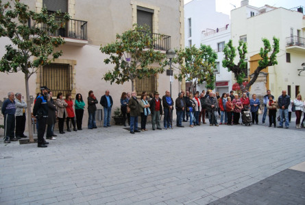 Públic seguint l'acte