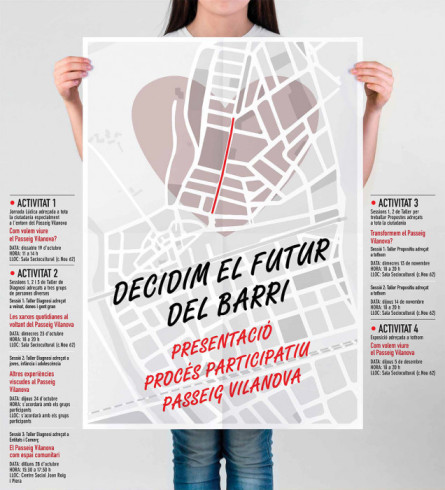 Cartell del Procés participatiu del pg vilanova