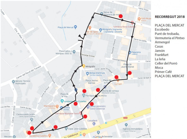 Recorregut Cerkabirra 2018