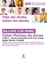 Taller plantes de dones